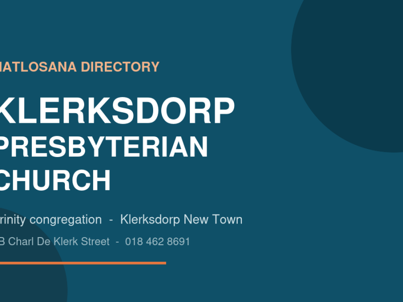 Klerksdorp Presbyterian Church (Trinity) - Church & Worship in Klerksdorp