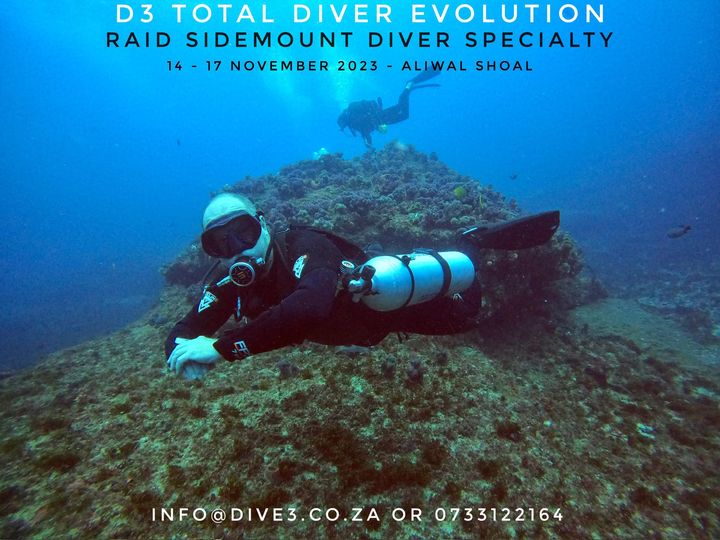 RAID Sidemount Specialty course Aliwal Shoal