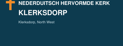 Nederduitsch Hervormde Kerk - Church & Worship in Klerksdorp