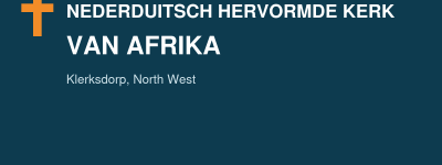 Nederduitsch Hervormde Kerk van Afrika - Church & Worship in Klerksdorp